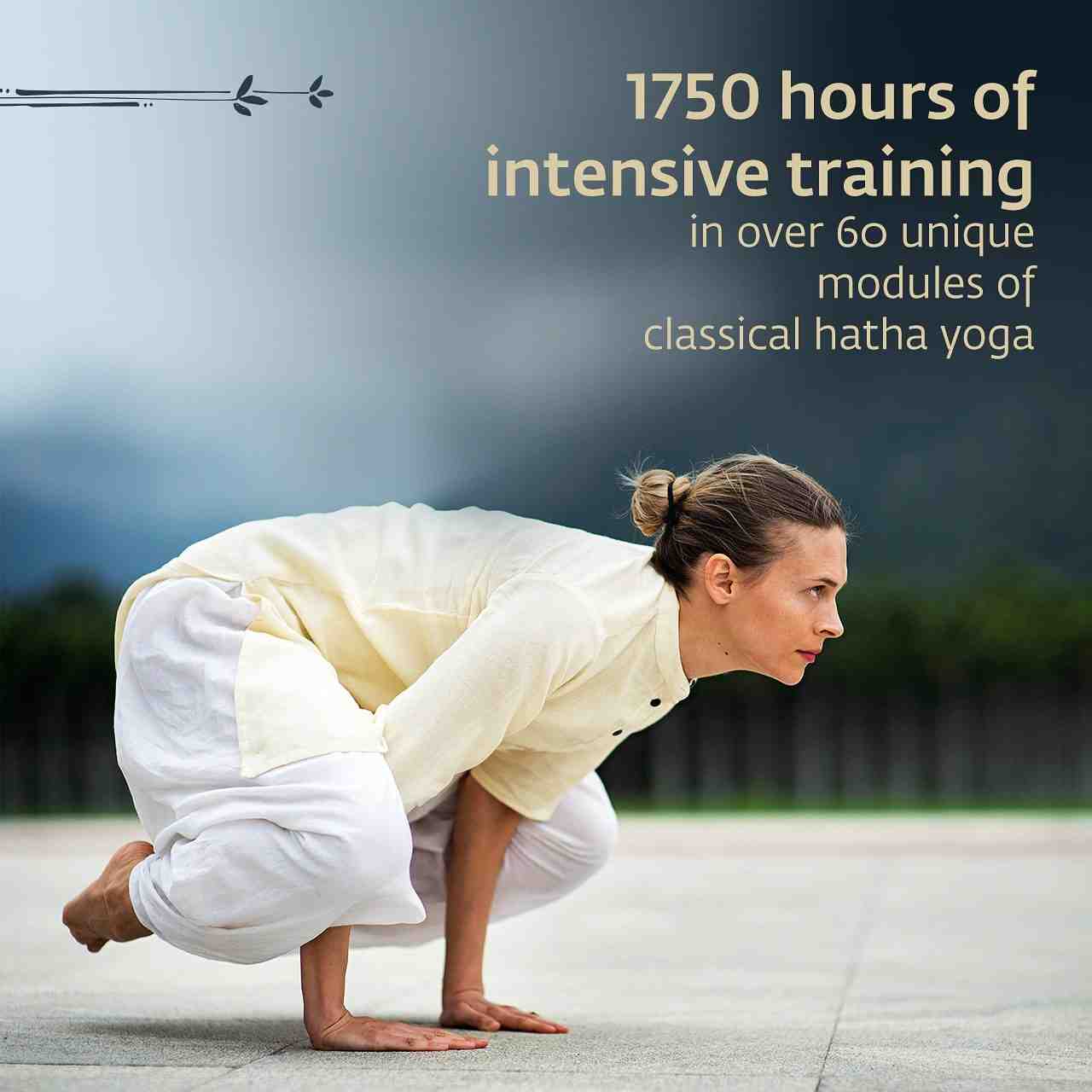How many poses are there in Hatha yoga?