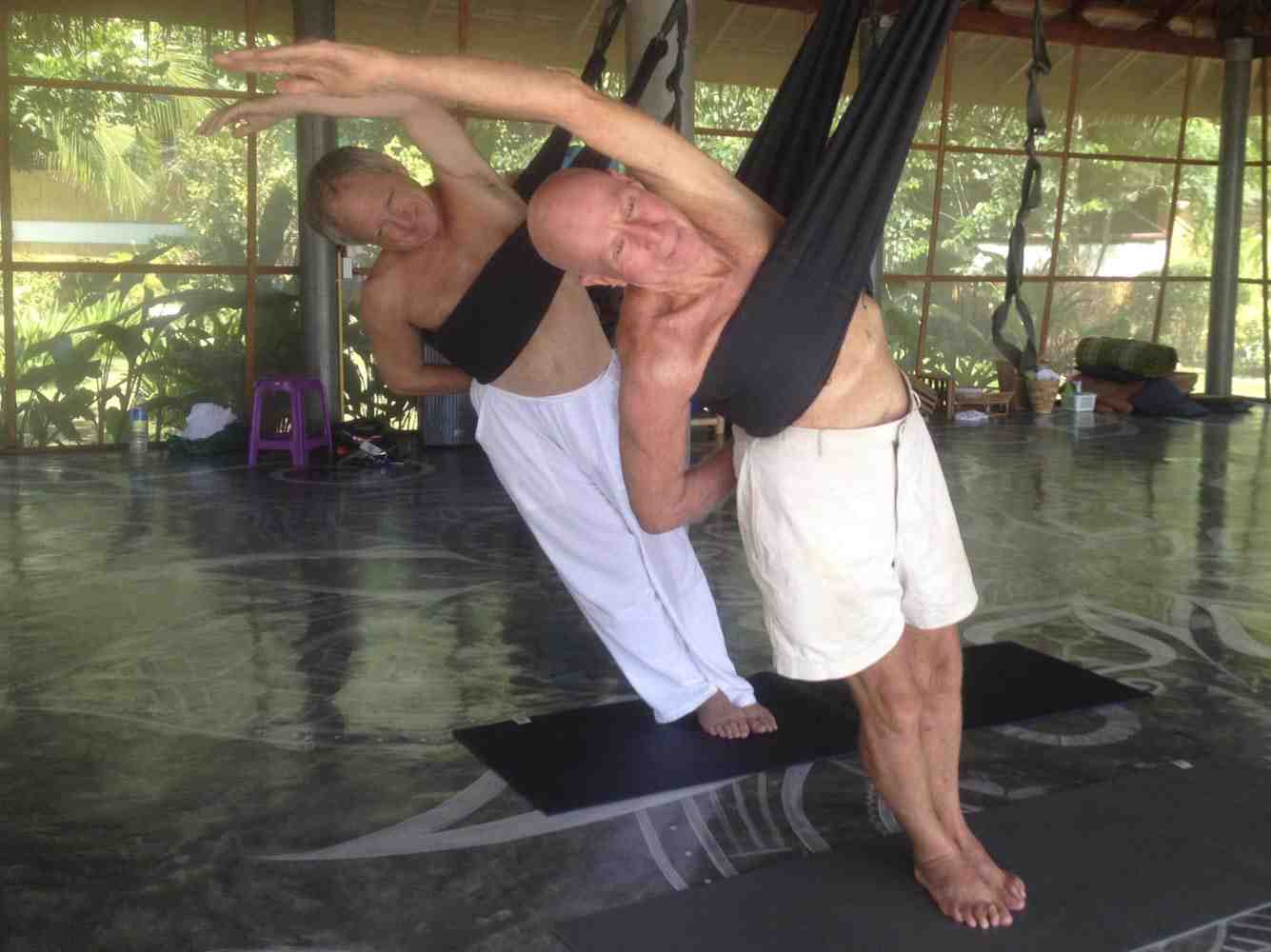 Is aerial yoga OK for beginners?