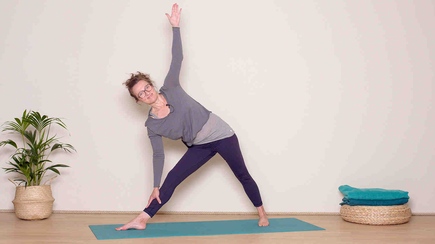 What are the three components of hatha yoga?