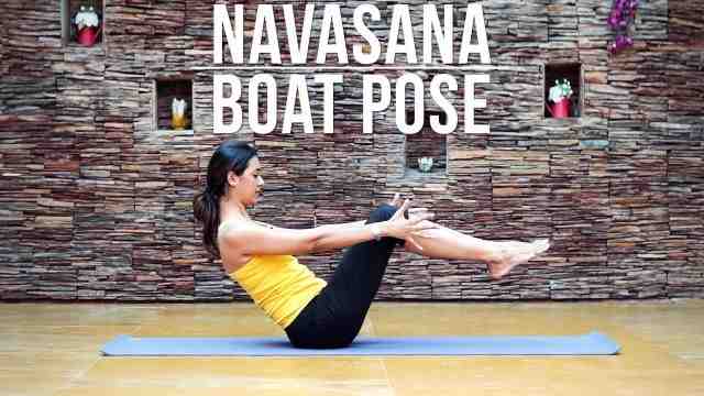 How do you straighten your legs in a Boat pose?