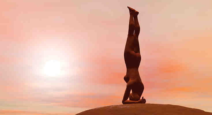 What are the disadvantages of Sirsasana?