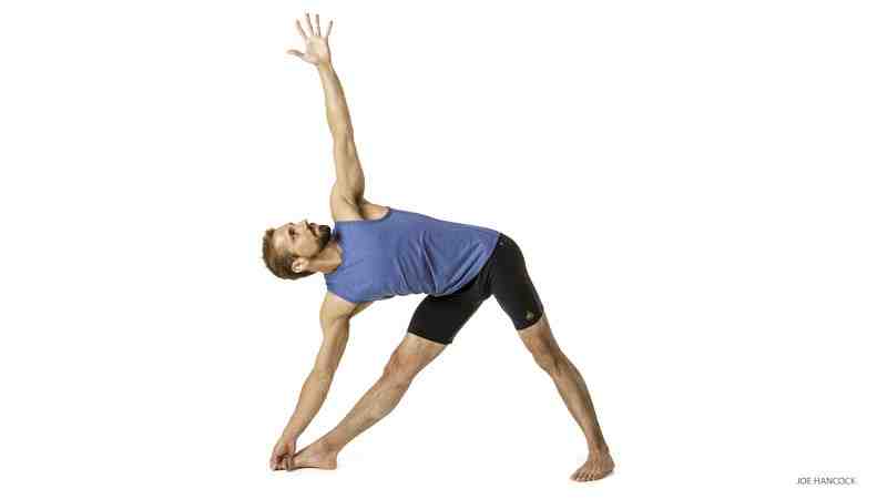 Which asana is known as triangle pose?
