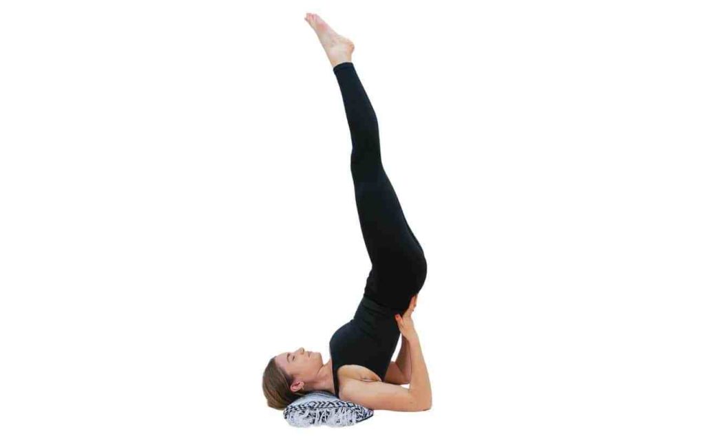 Which type of pose is sarvangasana?