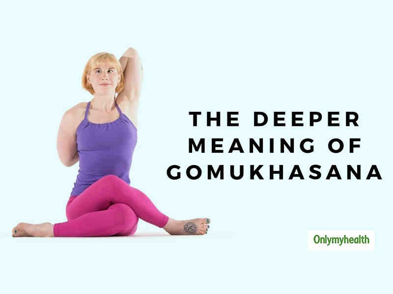Why is Gomukhasana called Cow Face?